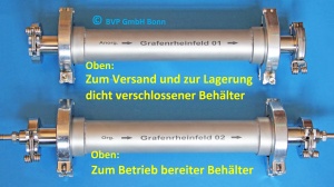 C14/H3-Sammelbehälter